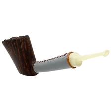 Todd Johnson Smooth Poker with Leather Wrapped Shank and Bakelite (Hoplite)