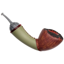 Todd Johnson Smooth Cup and Ball with Leather Wrapped Shank and Bakelite (Hoplite)