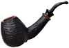 Neerup Ida Easy Cut Sandblasted Bent Brandy (2)
