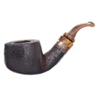 Neerup P. Jeppesen Handmade Ida Easy Cut Sandblasted Bent Billiard (3)