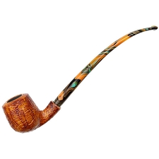 Neerup Basic Sandblasted Bent Billiard Churchwarden (2)