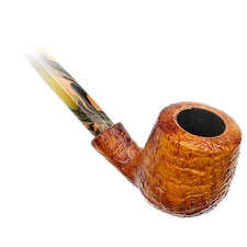 Neerup Basic Sandblasted Bent Billiard Churchwarden (2)