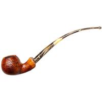 Neerup Basic Sandblasted Bent Apple Churchwarden (2)
