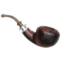 Neerup P. Jeppesen Salmon Silver Sandblasted Bent Pot (2)
