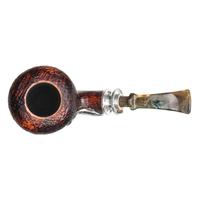 Neerup P. Jeppesen Salmon Silver Sandblasted Bent Pot (2)
