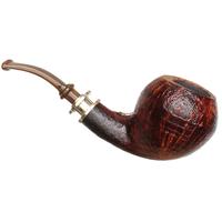Neerup P. Jeppesen Salmon Silver Sandblasted Bent Apple