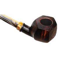 Neerup Classic Sandblasted Paneled Bent Apple Churchwarden (2)