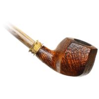 Neerup Classic Sandblasted Paneled Bent Apple Churchwarden (2)