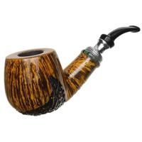 Neerup P. Jeppesen Boutique Partially Rusticated Bent Pot with Silver (4)