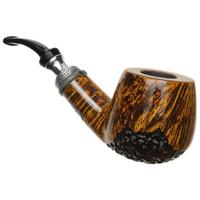 Neerup P. Jeppesen Boutique Partially Rusticated Bent Pot with Silver (4)