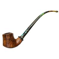 Neerup Structure Sandblasted Bent Billiard Churchwarden (2)