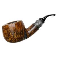 Neerup P. Jeppesen Boutique Partially Rusticated Bent Pot with Silver (4)
