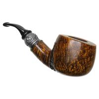 Neerup P. Jeppesen Boutique Partially Rusticated Bent Pot with Silver (4)