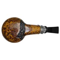 Neerup P. Jeppesen Boutique Partially Rusticated Bent Pot with Silver (4)