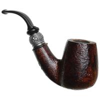 Neerup P. Jeppesen Boutique Sandblasted Bent Billiard with Silver (4)