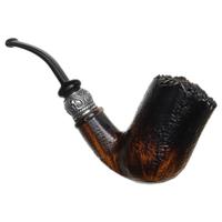 Neerup P. Jeppesen Boutique Sandblasted Bent Billiard with Silver (4)