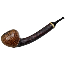 Lars Ivarsson Partially Sandblasted Long Shank Acorn with Boxwood (0517)
