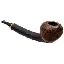 Lars Ivarsson Partially Sandblasted Long Shank Acorn with Boxwood (0517)