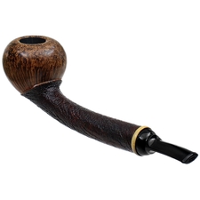 Lars Ivarsson Partially Sandblasted Long Shank Acorn with Boxwood (0517)