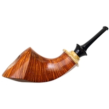 Kent Rasmussen Smooth Horn with Mazur Birch (Two Star)