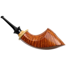 Kent Rasmussen Smooth Horn with Mazur Birch (Two Star)