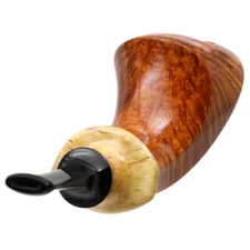 Kent Rasmussen Smooth Horn with Mazur Birch (Two Star)