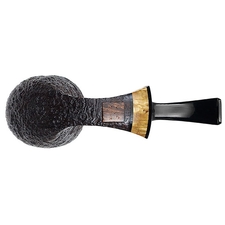 Kent Rasmussen Sandblasted Bent Pot with Mazur Birch