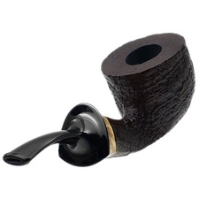 Kent Rasmussen Sandblasted Bent Pot with Mazur Birch