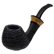 Kent Rasmussen Sandblasted Bent Brandy with Mazur Birch