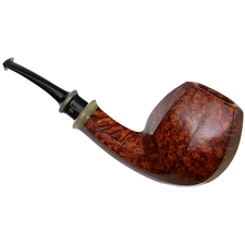 Kurt Balleby Smooth Paneled Bent Apple with Horn (2817)