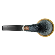 Tom Eltang Sandblasted Calabash with Boxwood and Silver (Snail)