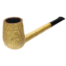 Tom Eltang: Sandblasted Gold Pencil Shank Liverpool Tobacco Pipe