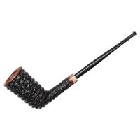 Tom Eltang Rusticated Arne Jacobsen with Horn Tobacco Pipe