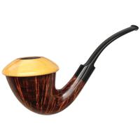 Tom Eltang Smooth Calabash with Boxwood (Snail)
