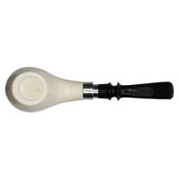 IMP Meerschaum Smooth Bent Egg with Silver (with Case)