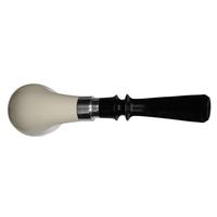 IMP Meerschaum Smooth Bent Egg with Silver (with Case)