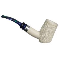 IMP Meerschaum Rusticated Cherrywood with Silver (with Case)