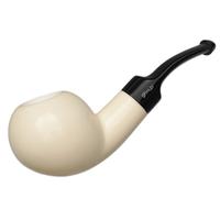 IMP Meerschaum Smooth Nosewarmer Bent Apple (with Case)