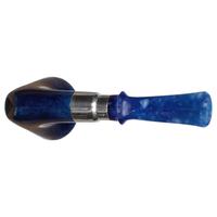 IMP Meerschaum Smooth Bent Dublin with Silver (with Case)