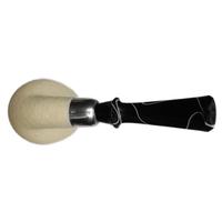IMP Meerschaum Rusticated Bent Egg with Silver (9mm) (with Case)
