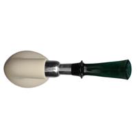 IMP Meerschaum Smooth Bent Egg with Silver (with Case)
