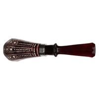 IMP Meerschaum Lattice Paneled Horn with Silver (with Case)
