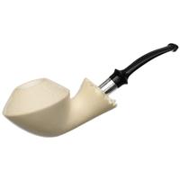 IMP Meerschaum Smooth Rhodesian with Silver (with Case)