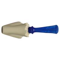 IMP Meerschaum Smooth Bent Dublin with Silver (with Case)