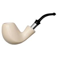IMP Meerschaum Smooth Cobra with Silver (with Case)