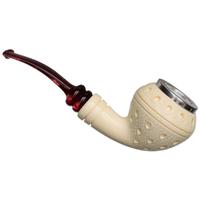 IMP Meerschaum Lattice Rhodesian with Silver (with Case)