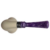 IMP Meerschaum Smooth Calabash with Silver (with Case)