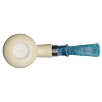 IMP Meerschaum Smooth Acorn with Silver (with Case and Churchwarden Stem)