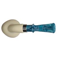 IMP Meerschaum Smooth Acorn with Silver (with Case and Churchwarden Stem)