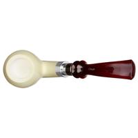 IMP Meerschaum Smooth Bent Apple with Silver (with Case)